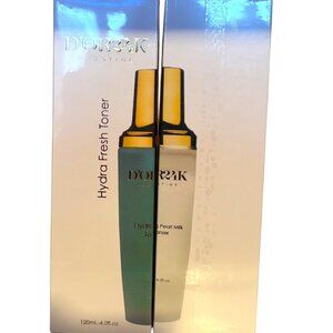 D’or24k Exfoliating Pearl Milk Cleanser & Hydra Fresh Toner‎  120 ml each Sealed